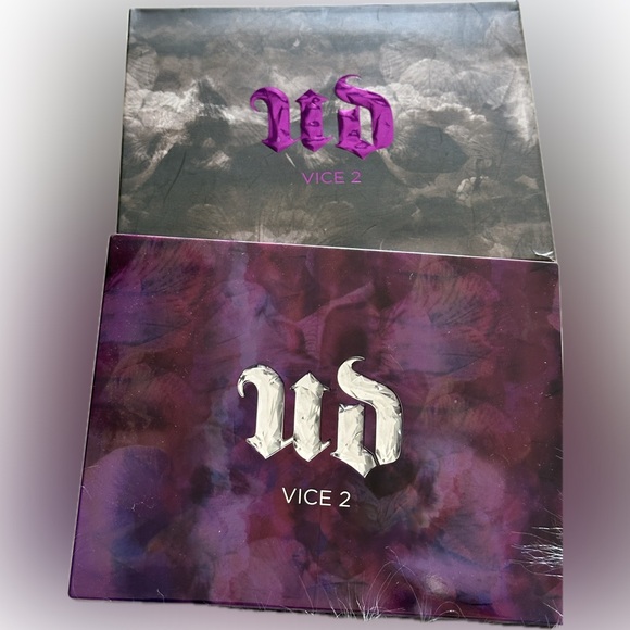 NIB URBAN DECAY VICE 2 PALETTE BESTSELLING SHADES RARE HTF + Double Ended Brush - Picture 4 of 5